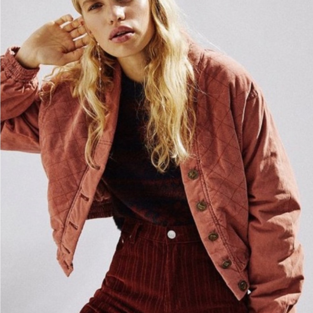 FREE PEOPLE Main Squeeze Jacket Quilted Jacket